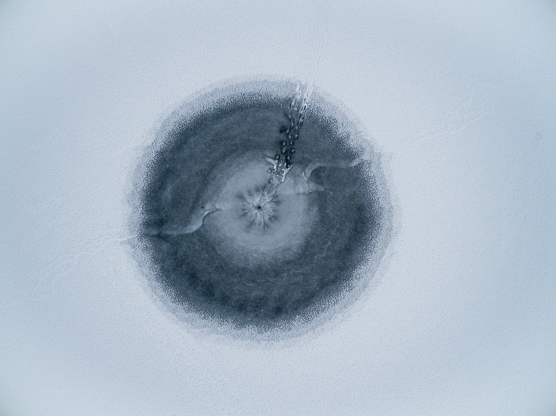 aerial, drone, abstract, winter, ice, lake, Maksim Tarasov