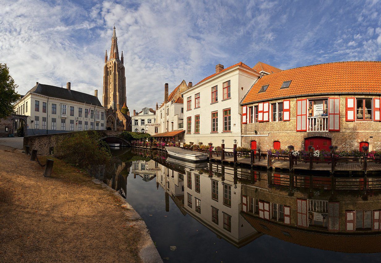 брюгге, бельгия, brugge, belgium, панорама, EGRA : ЕГРА