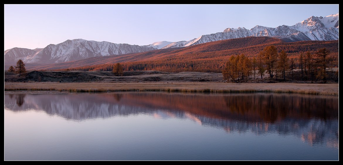 алтай, озеро, утро, осень, Виктория Роготнева
