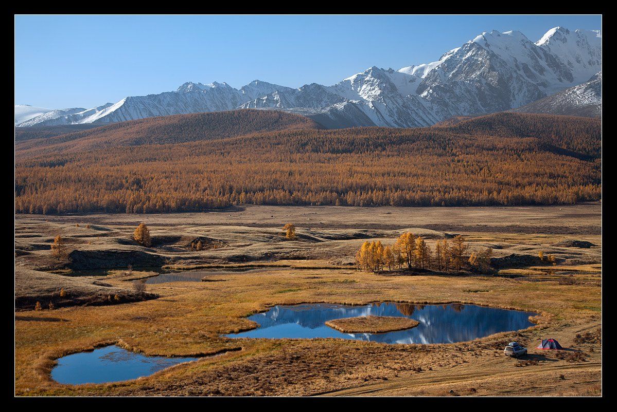 алтай, северо-чуйский хребет, горы, осень, палатка, Виктория Роготнева