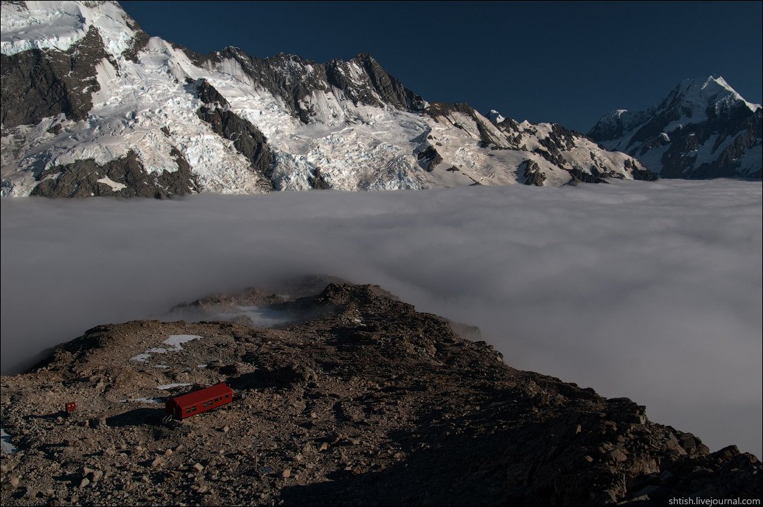 mueller hut, new zealand, Leonid Shtishevskiy