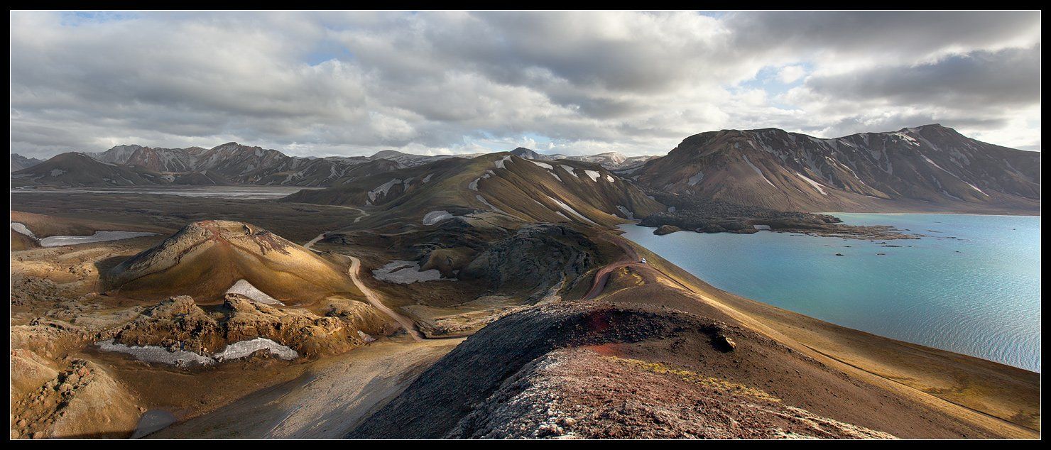 исландия, кратер, вулкан, озеро, плато ,landmannalaugar, национальный парк флябек, Виктория Роготнева