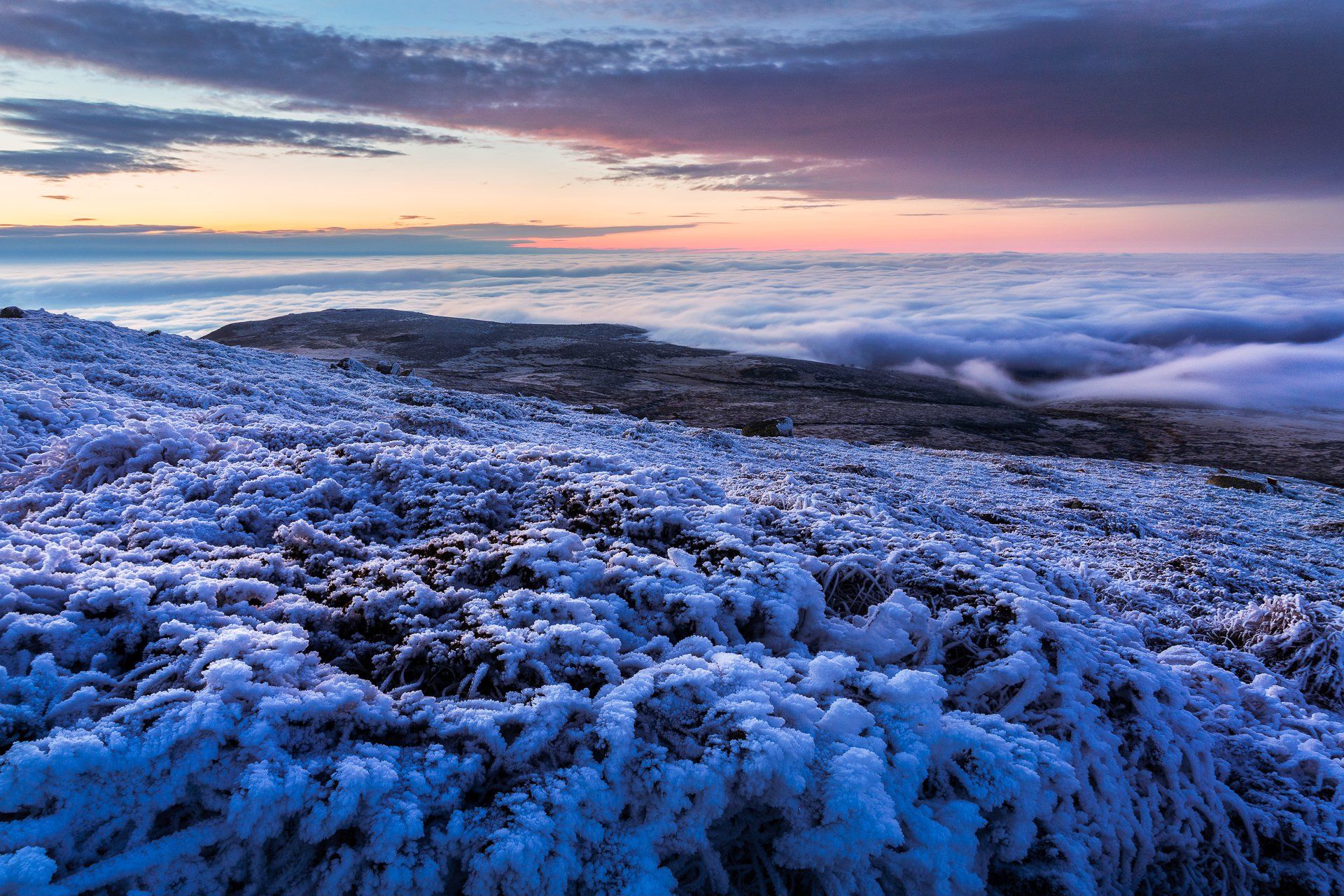 #sunset #bulgaria #vitosha #winter #cold #ice #cherni vrah #mountain, Mая Врънгова