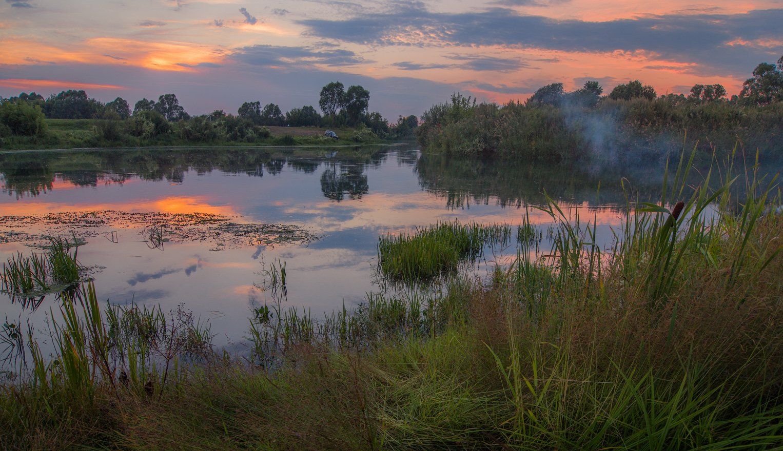 река, пьяна, вечер, лето, нижегородская область, Виктор Климкин