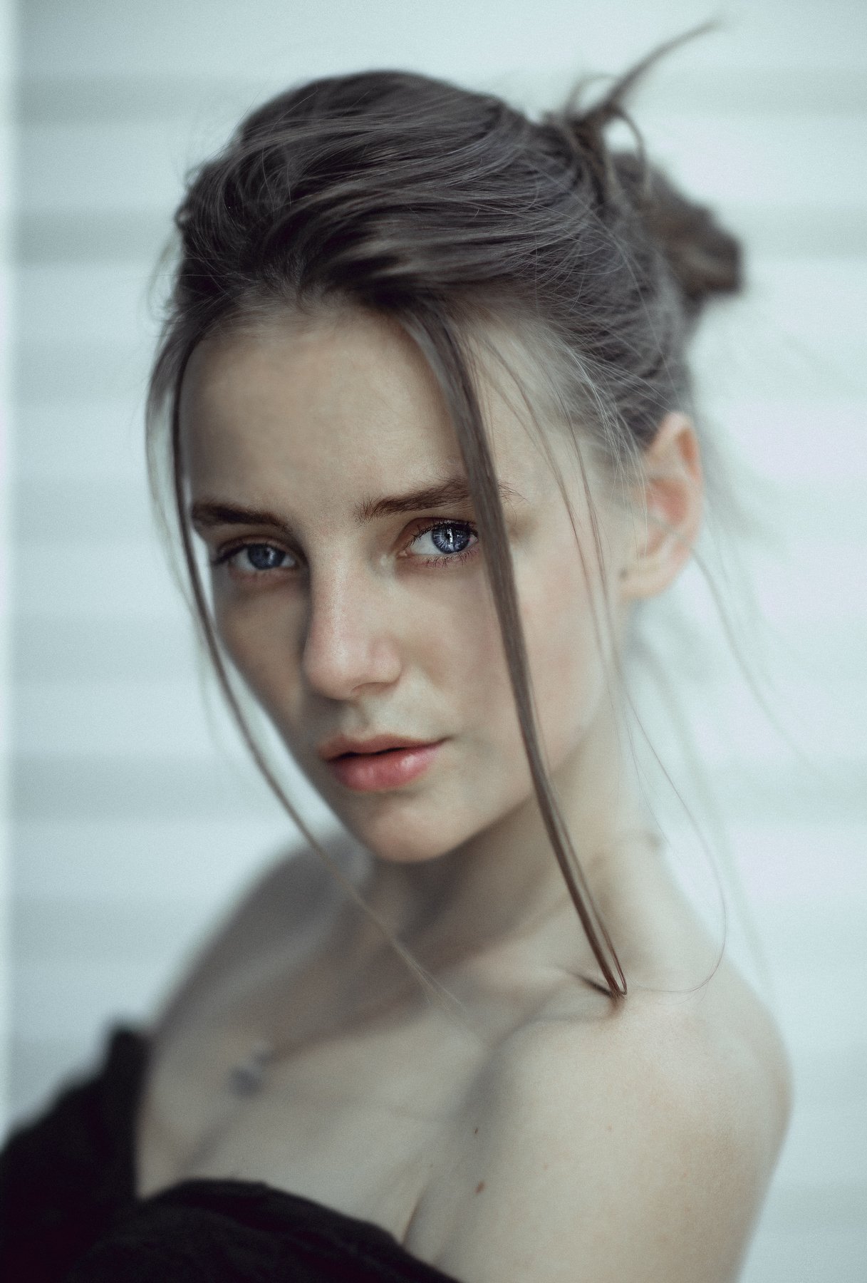 model girl eyes portrait hair natural, Салават Халиков