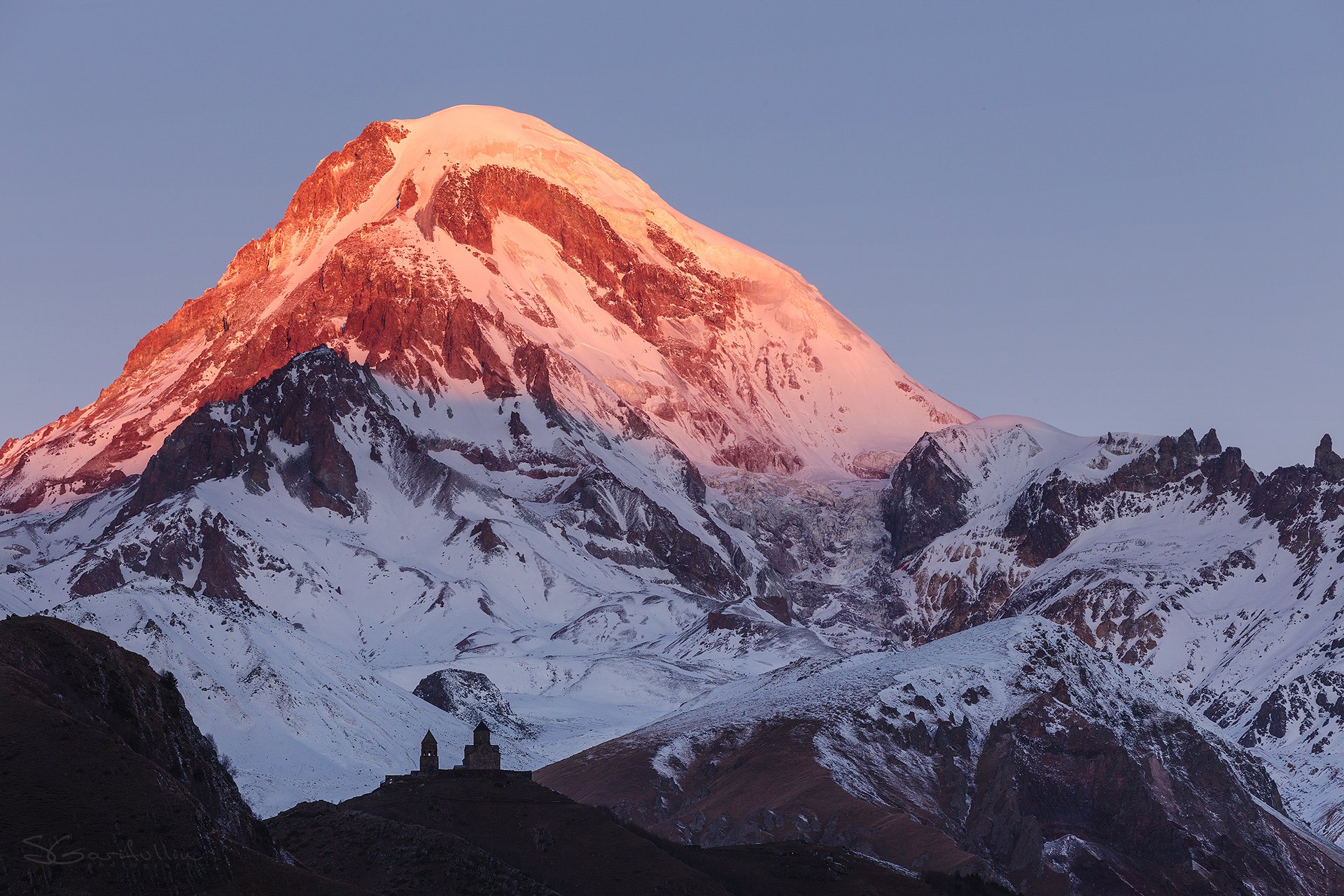 Гергети, Казбек, Казбеги, Степанцминда, Троицкая церковь, Georgia, Сергей Гарифуллин