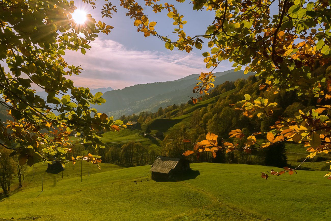 Швейцария, горы, пейзаж, природа, солнце, , Лариса Николаевна Дука