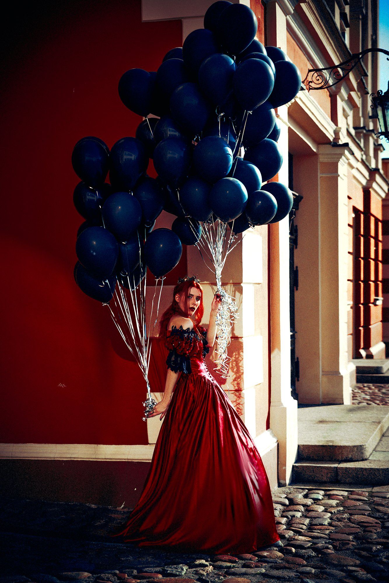 woman, art, portrait, fashion, beauty, natural light, balloons, Руслан Болгов (Axe)