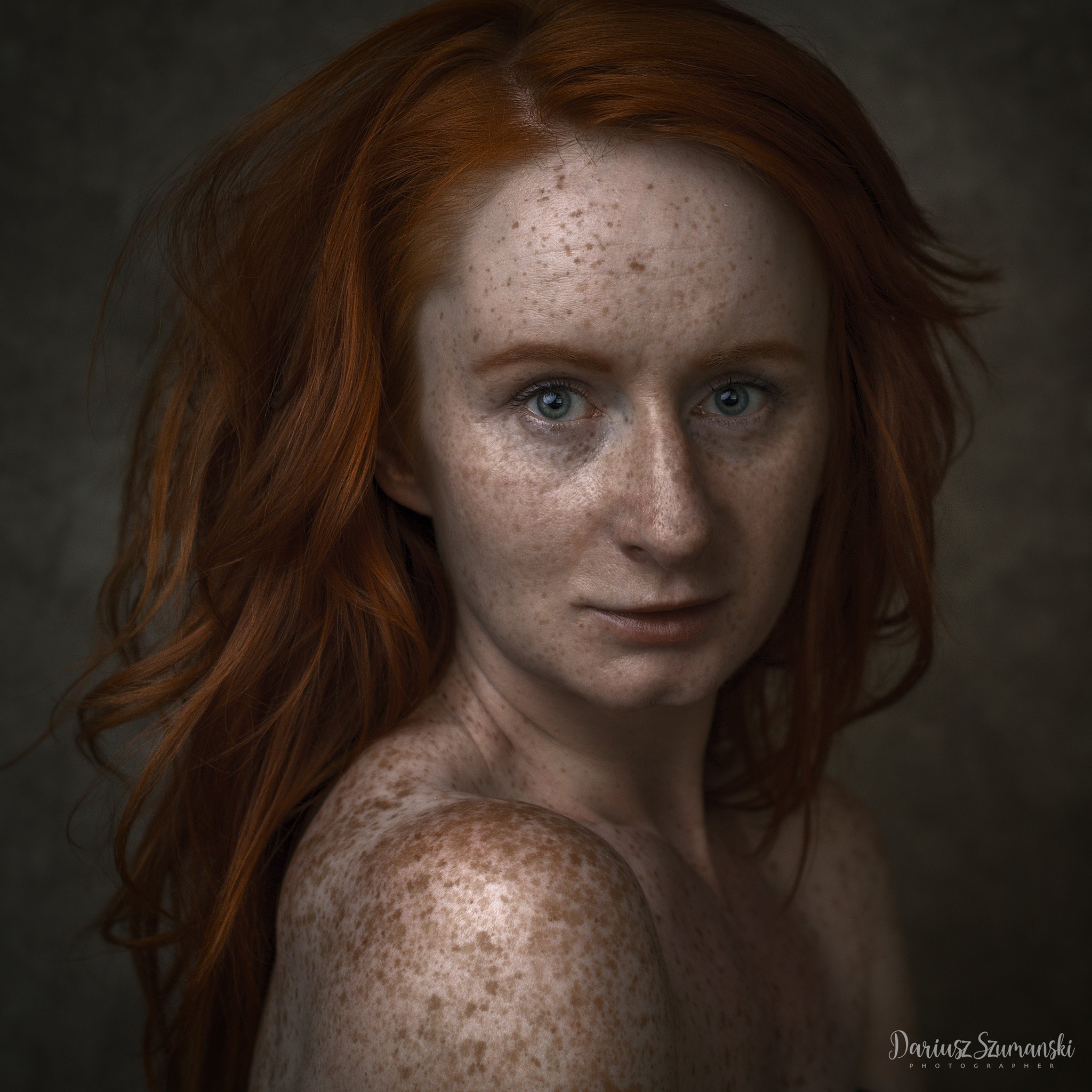 freckles, portrait,, Dariusz