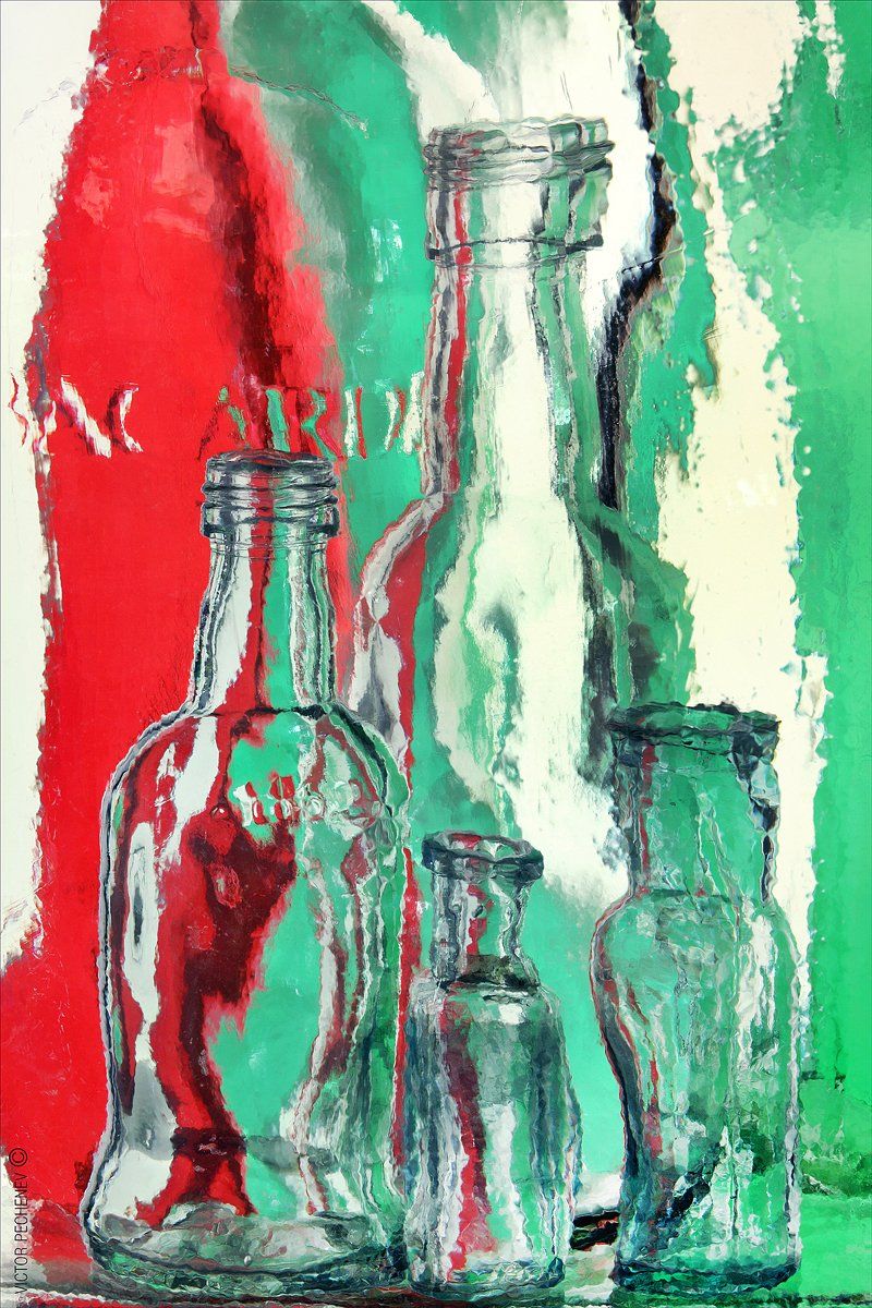 бутылка, бутылки, стекло, натюрморт, ром,, Victor Pechenev