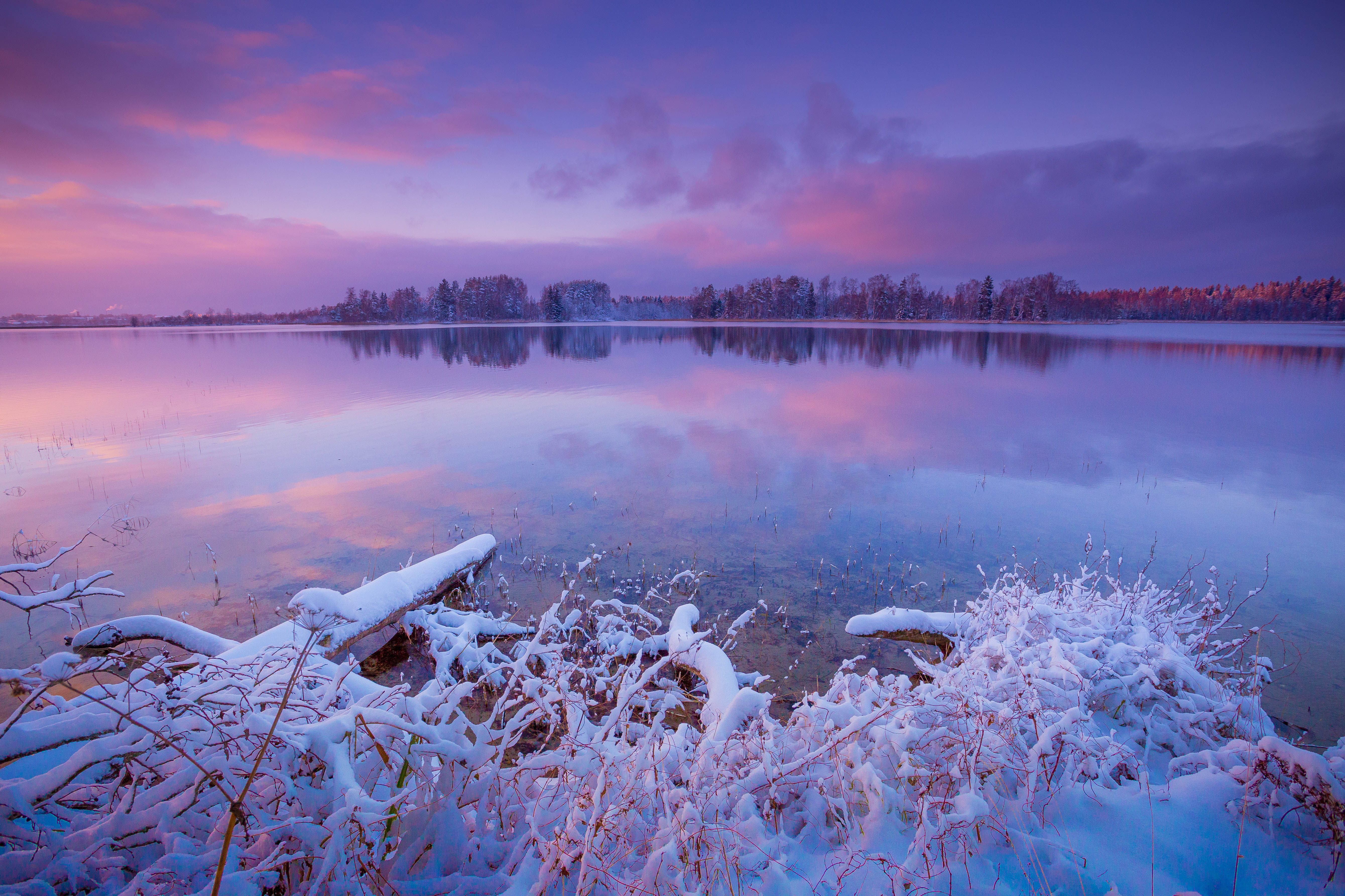 зима,озеро, Андрей Шахов