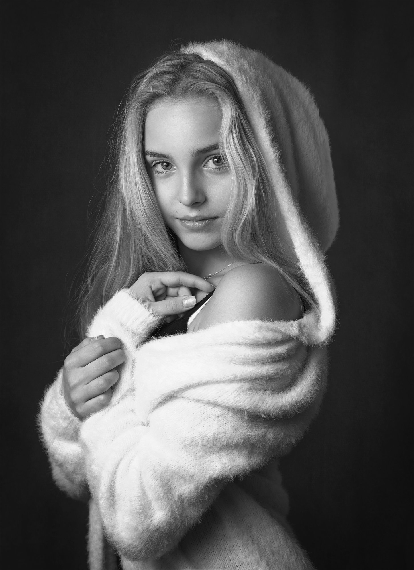 портрет,жанровый портрет , женщина, черно -белое, девушка, wb , красивая ,взгляд, Natalia Kholodova