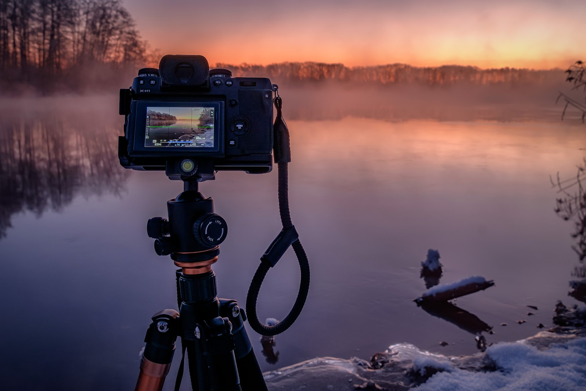 шатура, фотоаппарат, fujufilm, x-h1, пейзаж, озеро, белое, зима, лед, снег, вода, Андрей Чиж