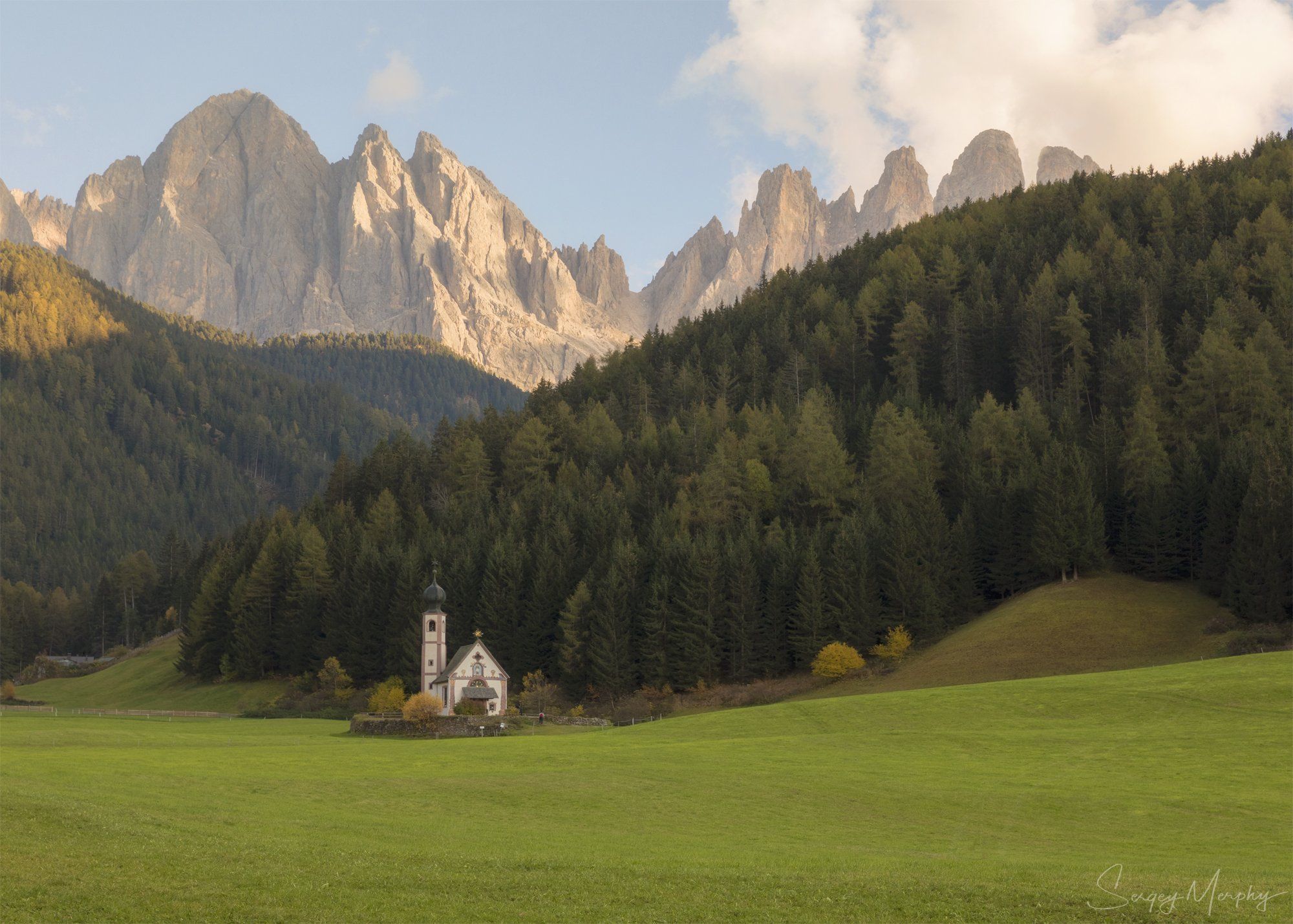 Church St.Johann in Ranui Dolomites, Sergey Merphy