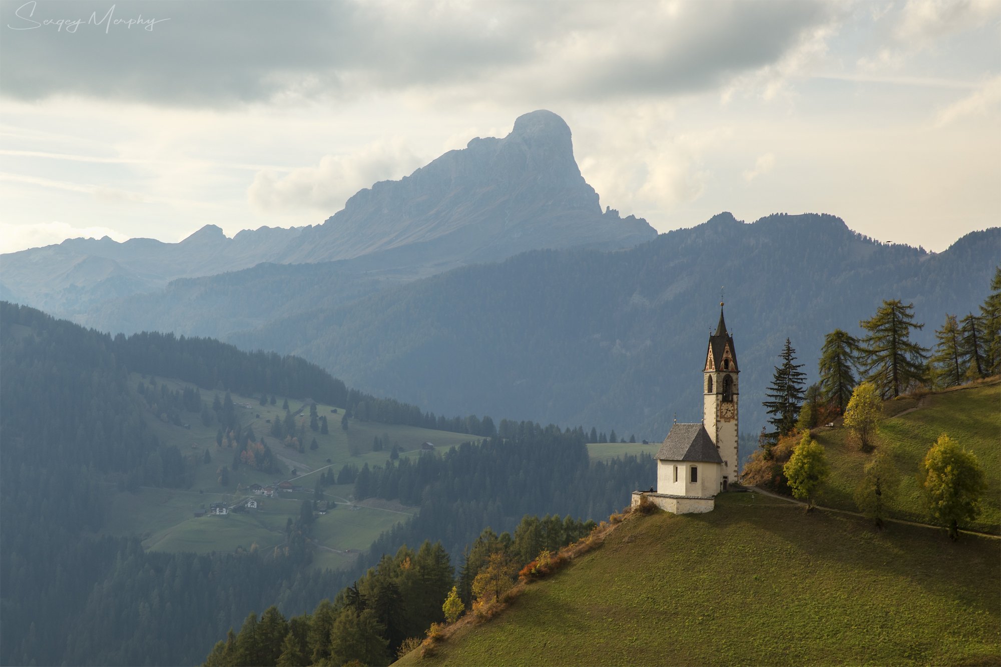 chiesa santa barbara. dolomites., Sergey Merphy