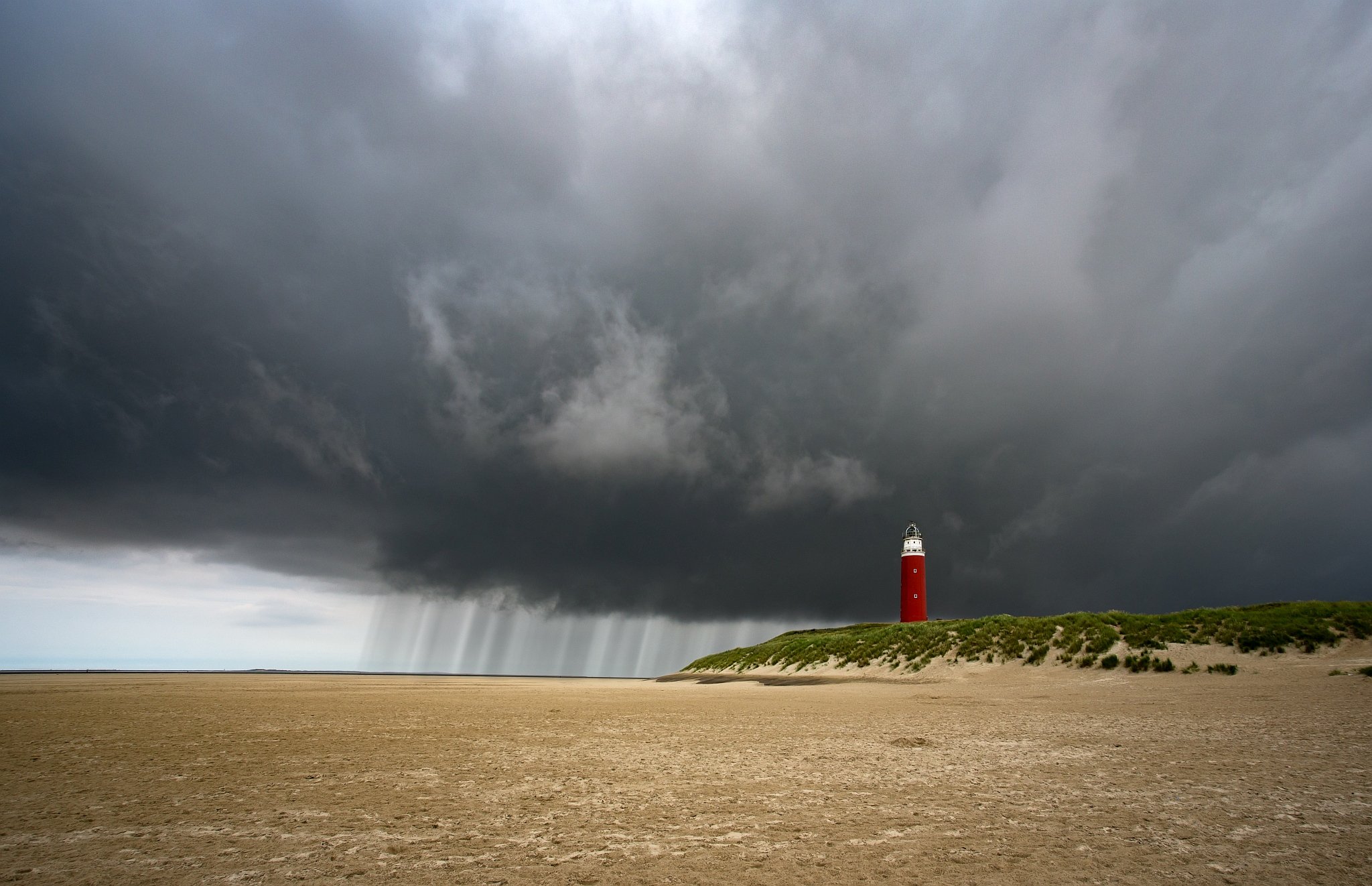 маяк, дождь, гроза, циклон, погода, море, пляж, Evgeni Tcherkasski
