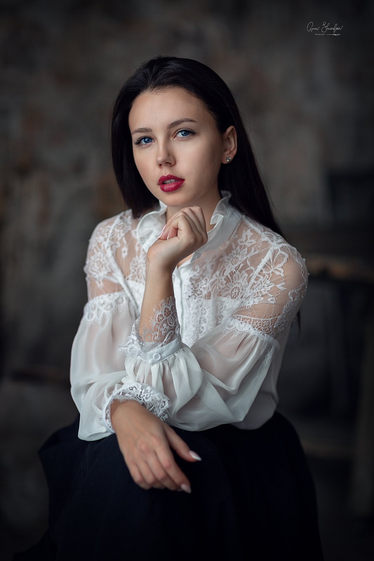 портрет красота девушка арт, Анна Шувалова
