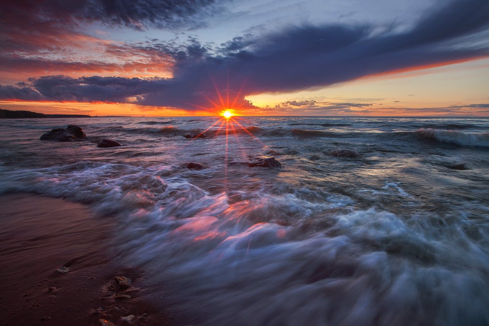 удрия, пейзаж, свет, море, закат, Aleksandr Kljuchenkow