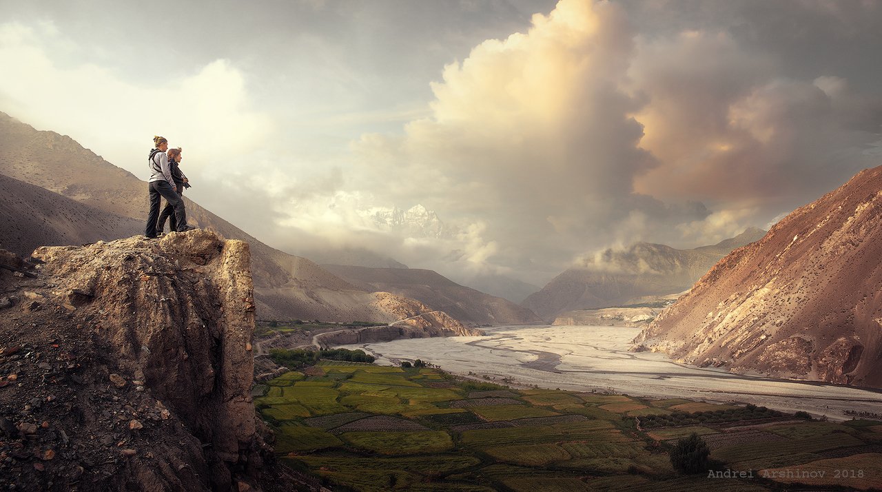 верхний мустанг, непал, nepal, upper mustang, landscape, mountains, Soft Light