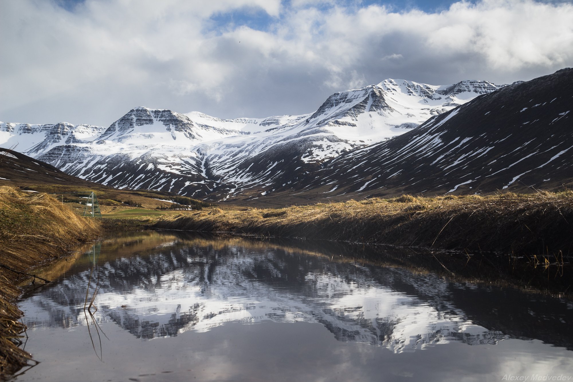 green,mountains,wild,north,iceland,nord,myths, исландия, облако, горы, Алексей Медведев
