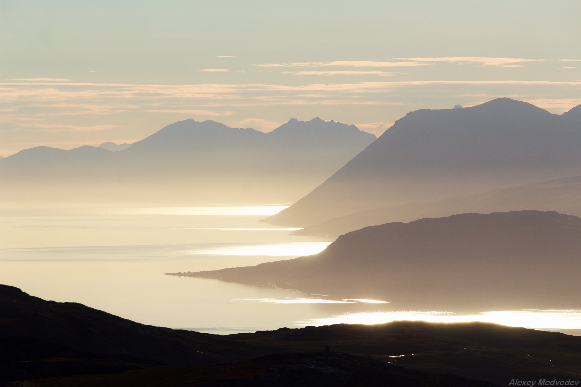  Тромсе, Норвегия, пляж, море, серер, острова, скалы, панорама, norway, tromso, Алексей Медведев