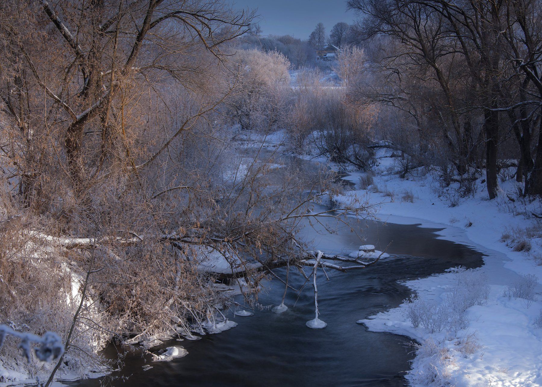 река,зима,солнце,мороз, Павел Ныриков