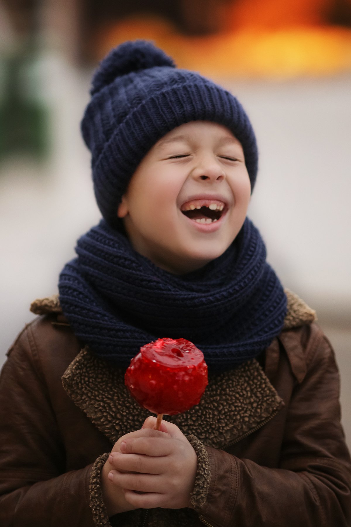 мальчик смех рождество новый год эмоции, Валерия Касперова