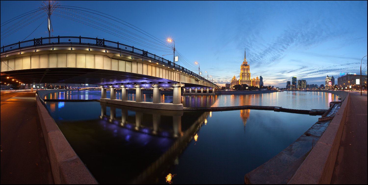 украина, рэдиссон ройал, новоарбатский мост, вечерняя москва, уляшев, Андрей Уляшев (Mercand)