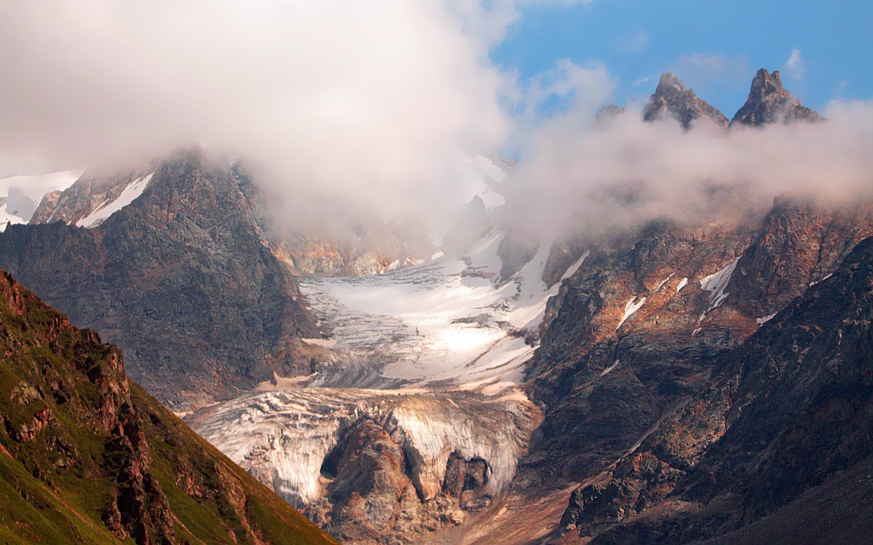 ледник,горы,кавказ,, Marat Magov