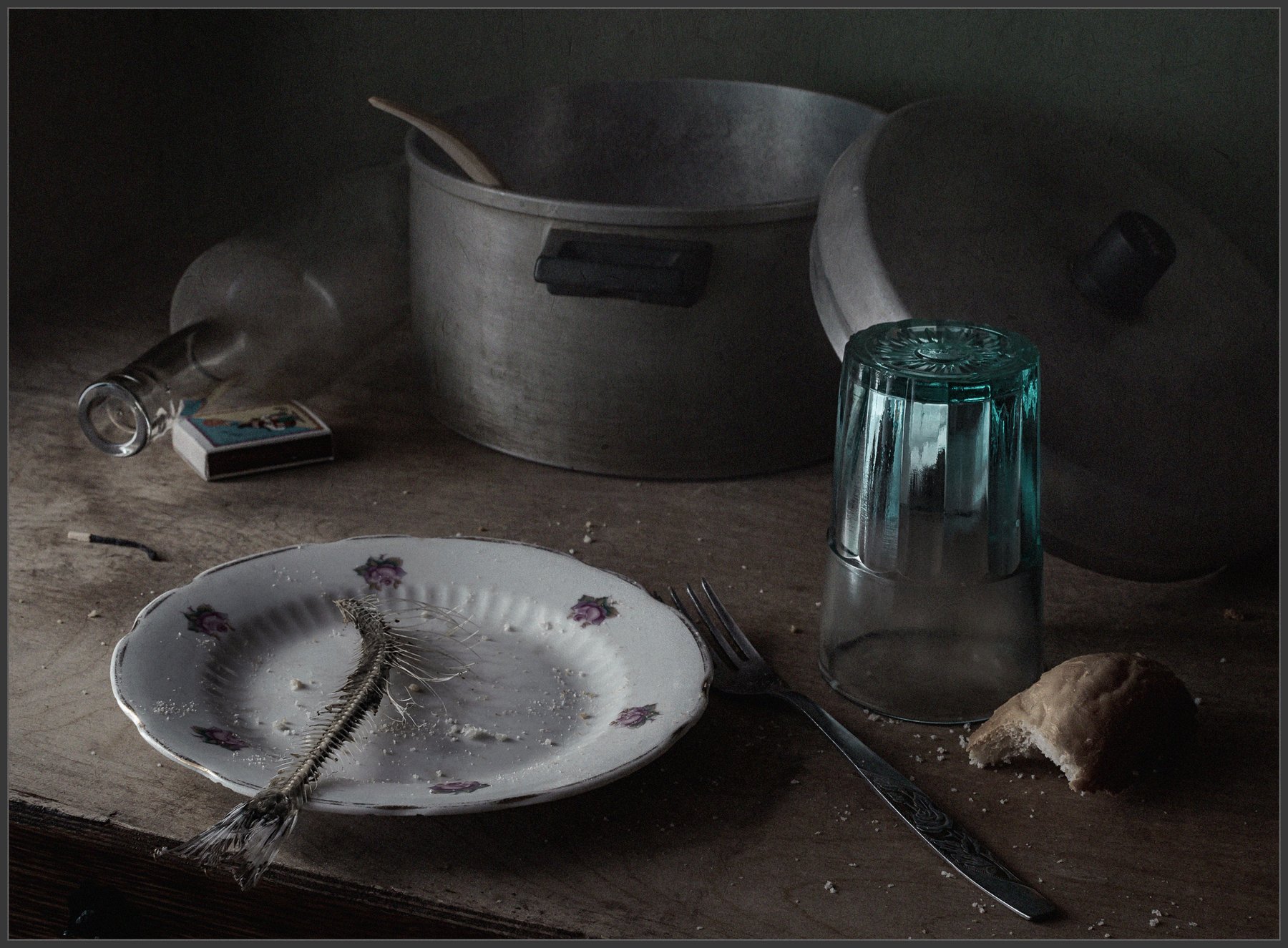 стакан, тарелка, натюрморт, Андрей Угренинов