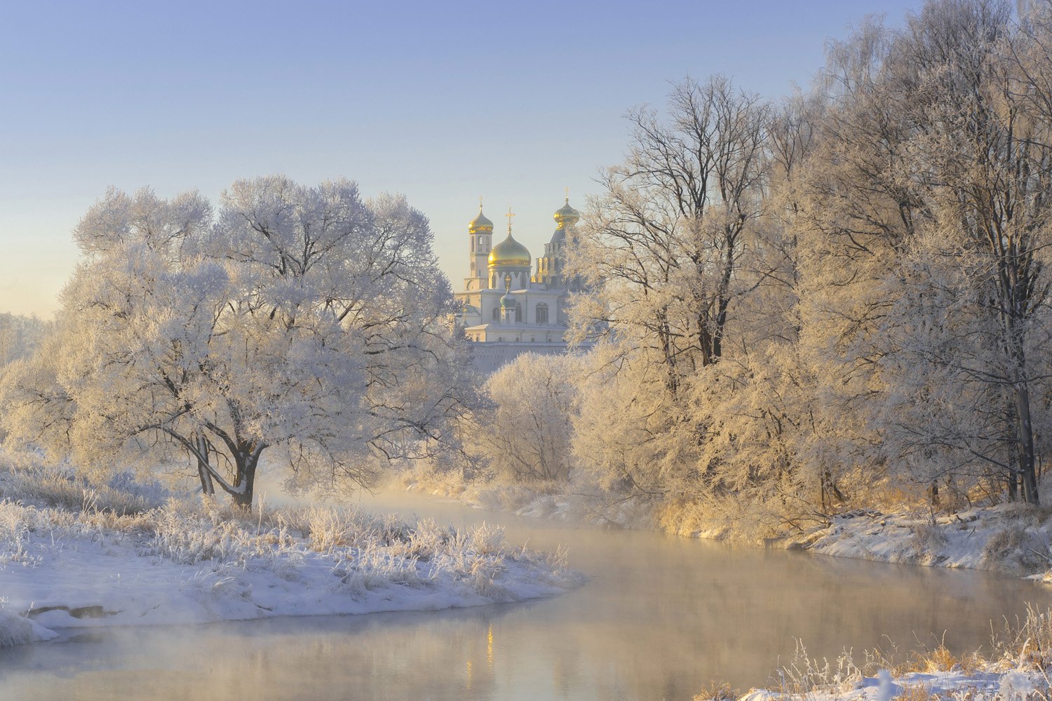 истра, пейзаж, зима, Александр Кыров