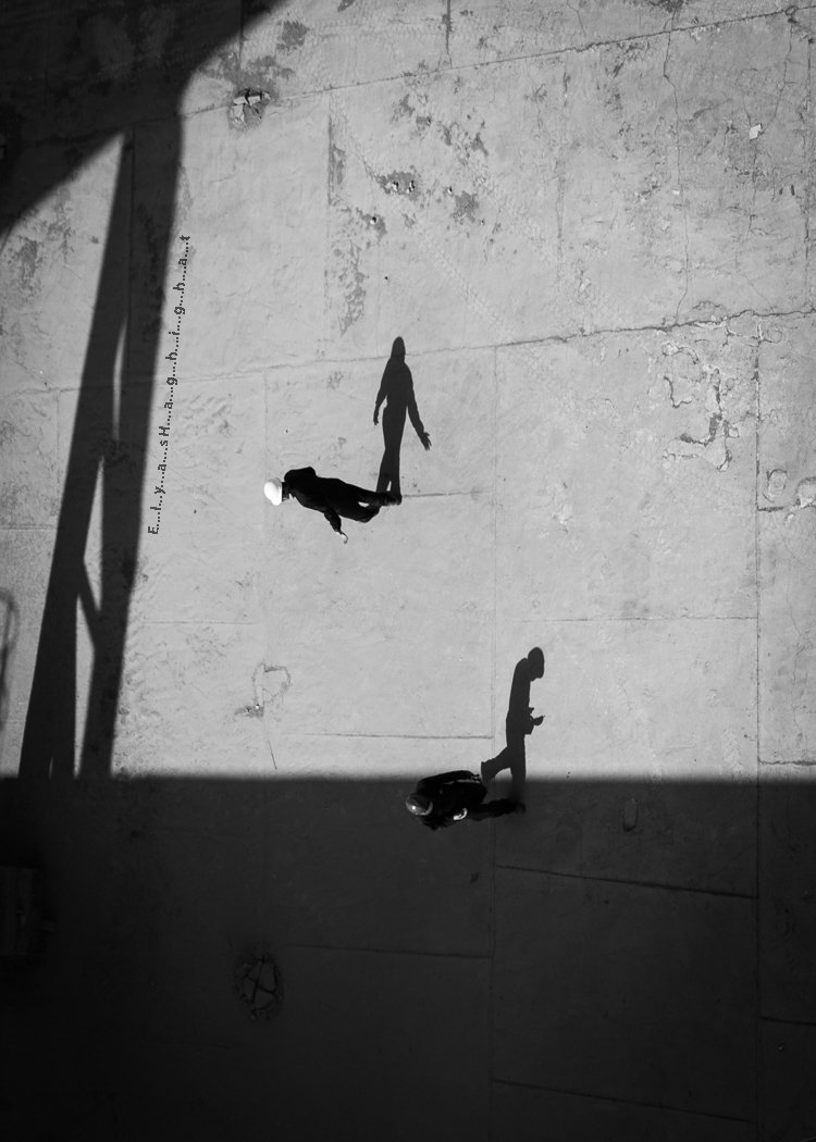 shadow walking, Elias Haghighat