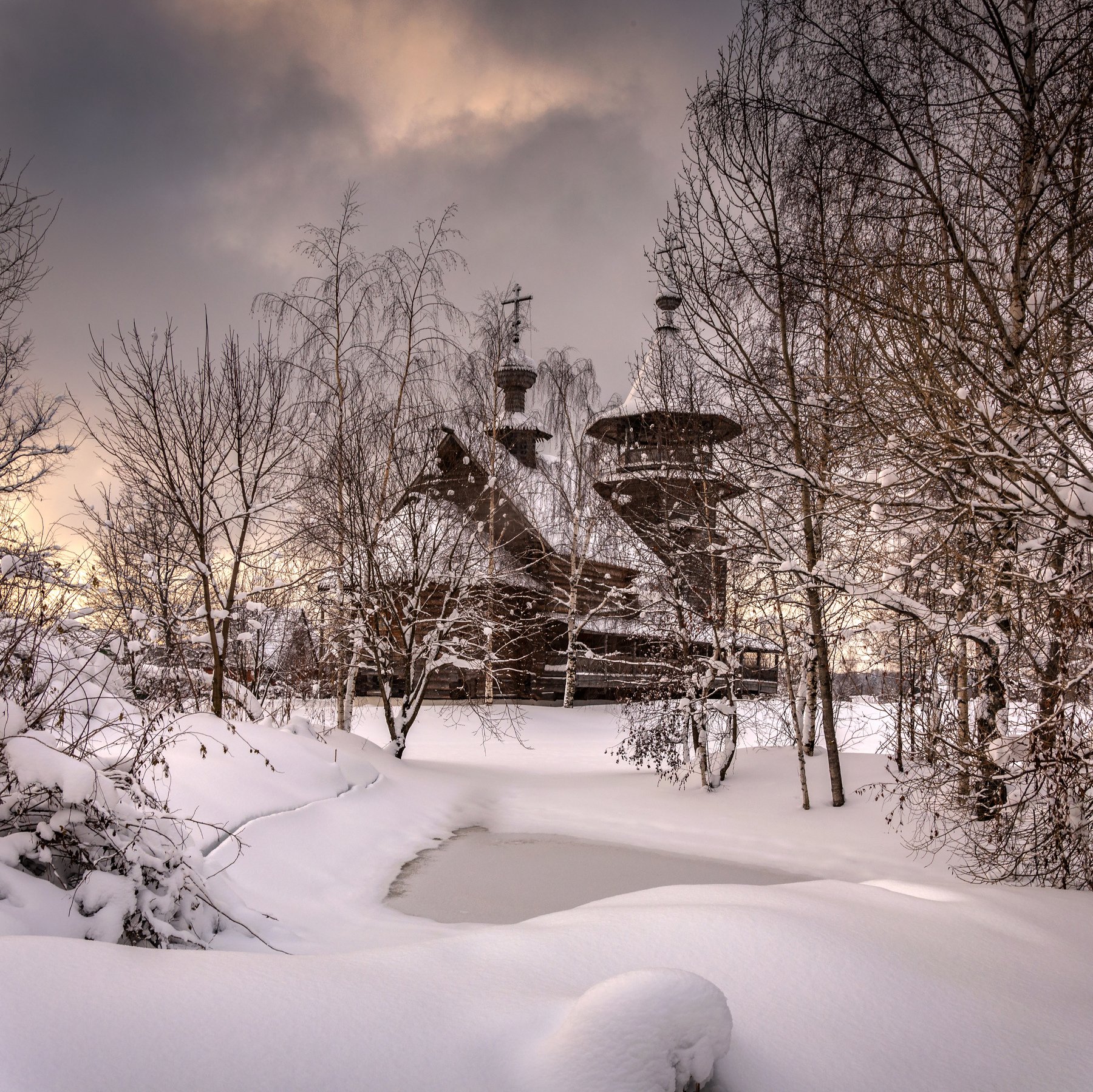 Зима,снег,храм,подмосковье, Павел Ныриков