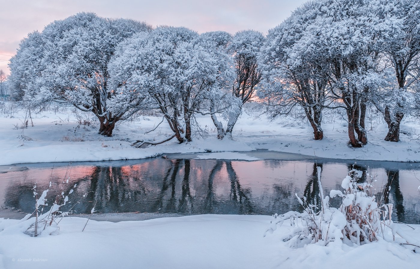 пейзаж, зима, вязьма, Александр Кукринов