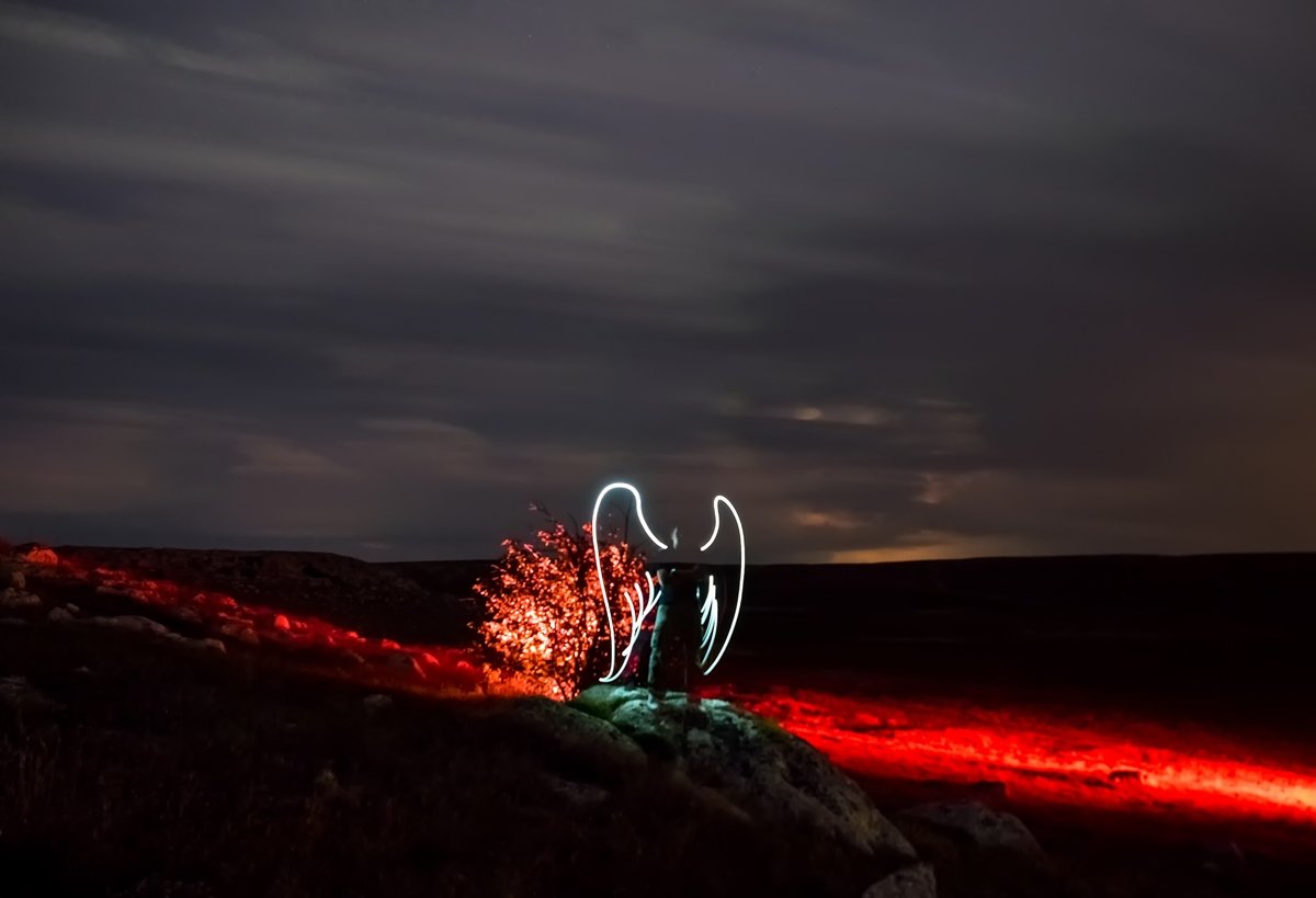 lightpainting, lightart, longexposure, nightphotography, light, night, crimea, крым, angel, ангел, Николай Требухин