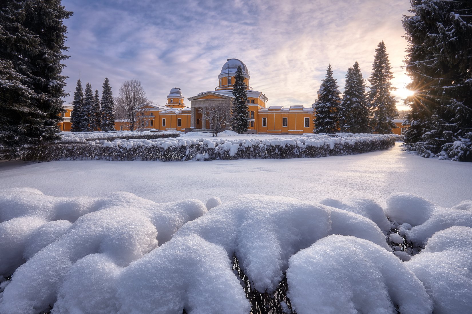 пулковская обсерватория, зима, пулково, снег, KrubeK