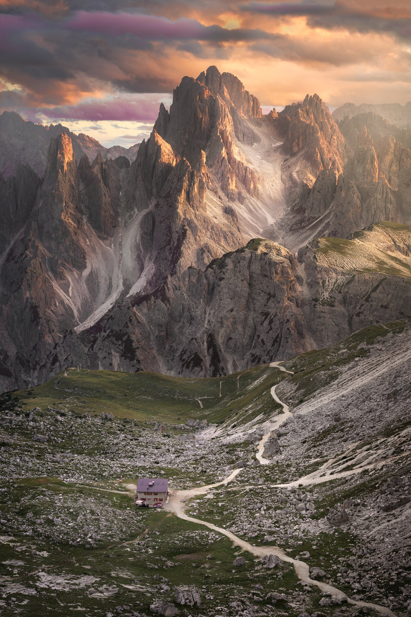 adige, alpine, alps, alto, bolzano, cadini, cime, cliff, climbing, clouds, dolomites, dolomiti, drei, environment, europe, evening, hiking, hotel, house, italian, italy, landmark, landscape, lavaredo, mountain, nature, outdoor, park, peak, refugio, ridge,, Andrey Omelyanchuk