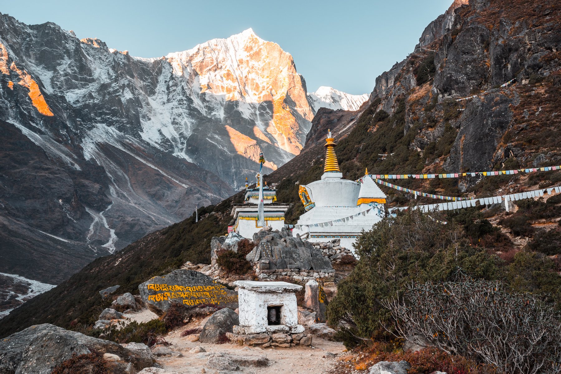 Гималаи, Непал, монастырь, ступа, горы, Evgeniy Khilkevitch