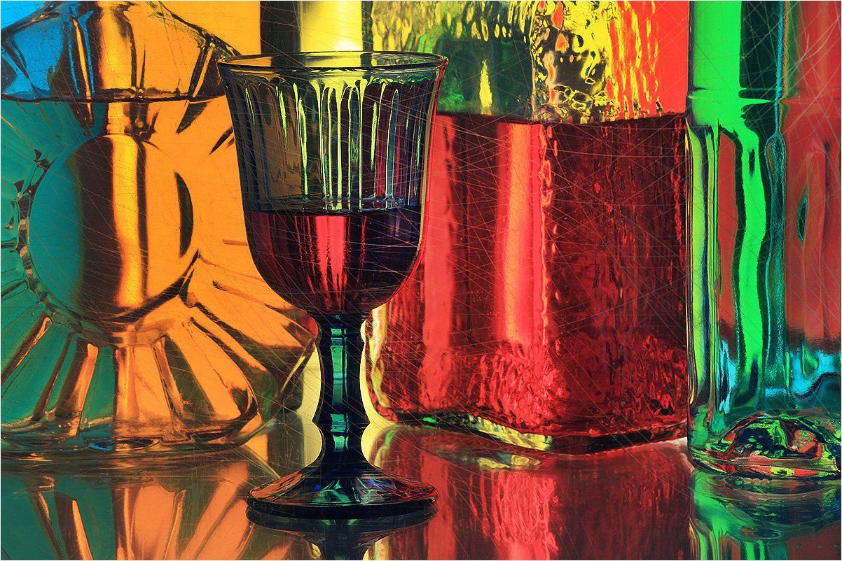 бокал, вино, вино в бокале, бутылки, натюрморт,, Victor Pechenev