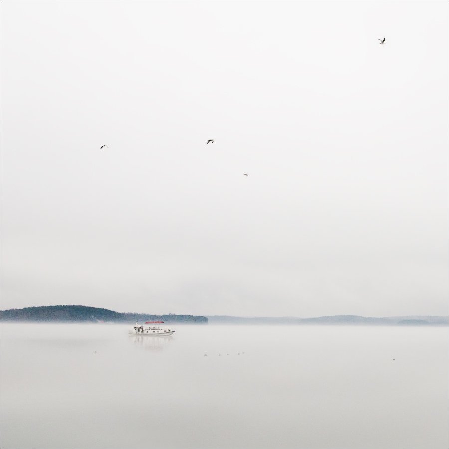 silence, тишина, море, туман, fog, sea, Nethunter
