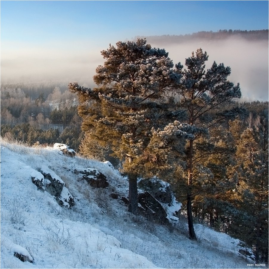 горы, южный, урал, осень, перый, снег, Иван Жданов