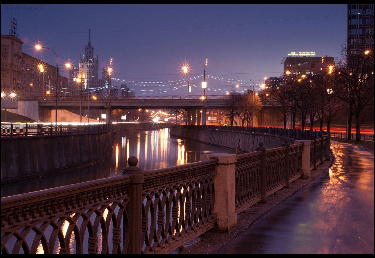 москва, высокояузский, мост, река, яуза, Юрий Дегтярёв (Yuri Degtyarev)