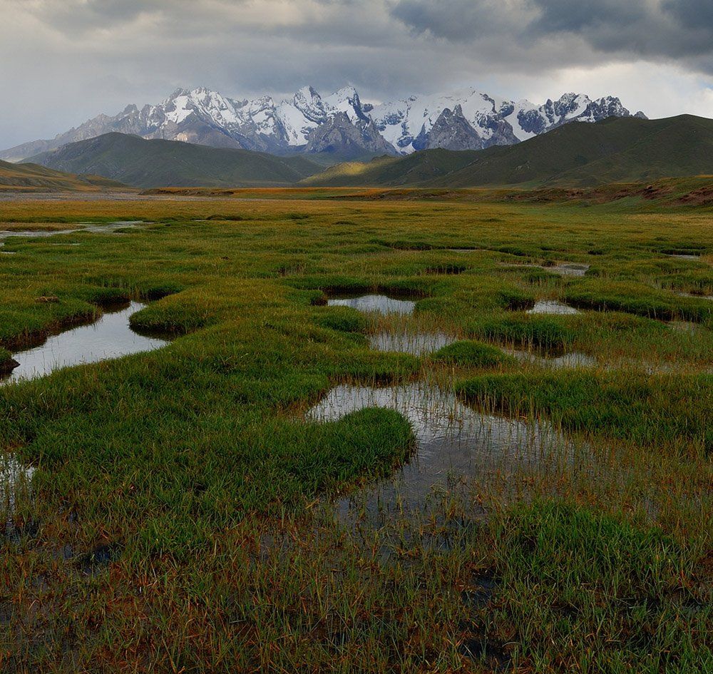киргизия, плато, горы, кок-кия, Vasiliy Ganzha