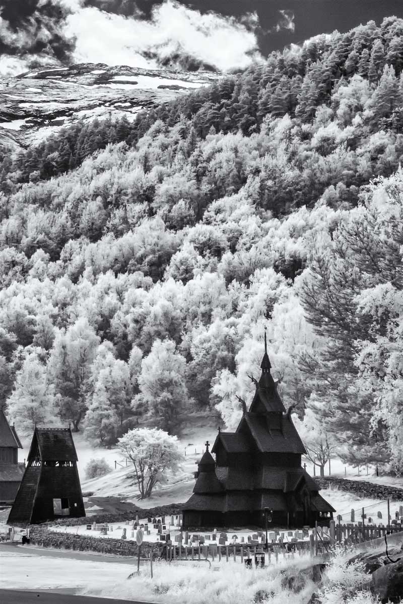 Норвегия, Инфракрасная фотография, лес, архитектура, горы,ir, Сергей Козинцев