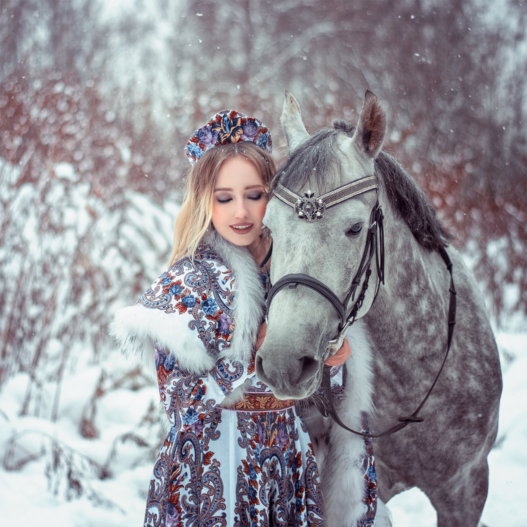 Фото Русских Девушек Зимой