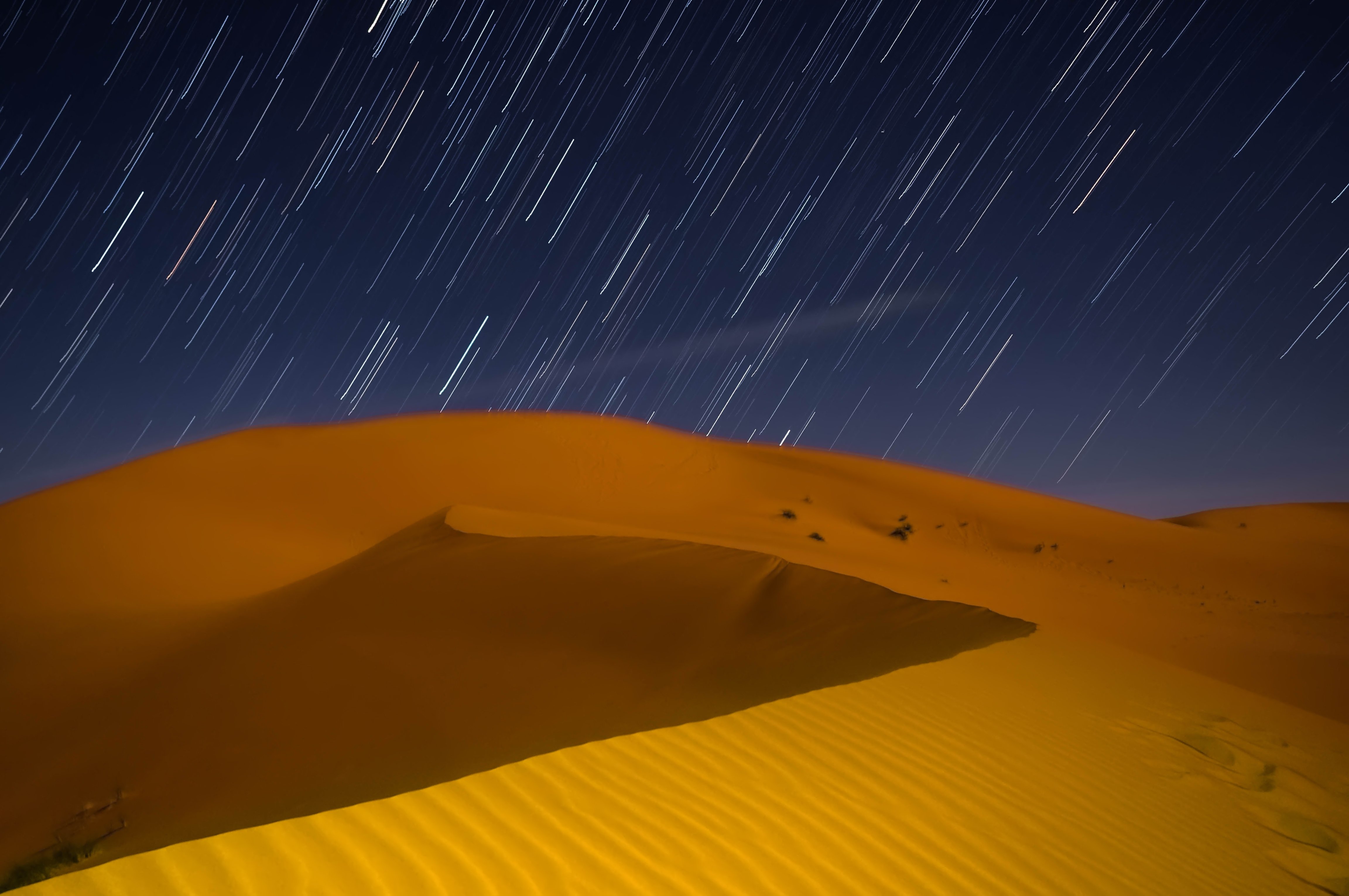 longexposure, nightphotography, light, night, morocco, merzouga, stars, desert, startrails, Николай Требухин