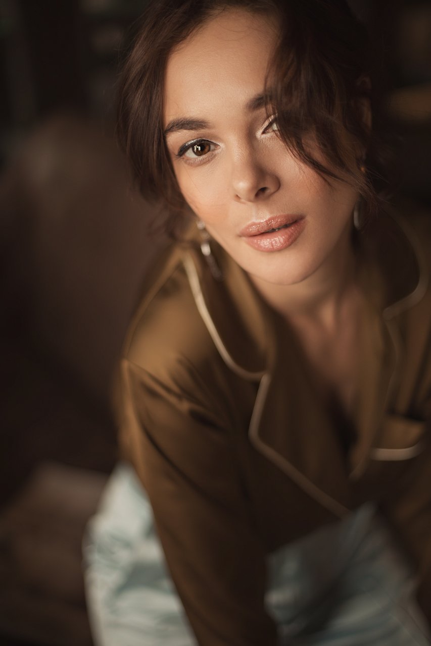 женский портрет улыбка, Екатерина Лебедева