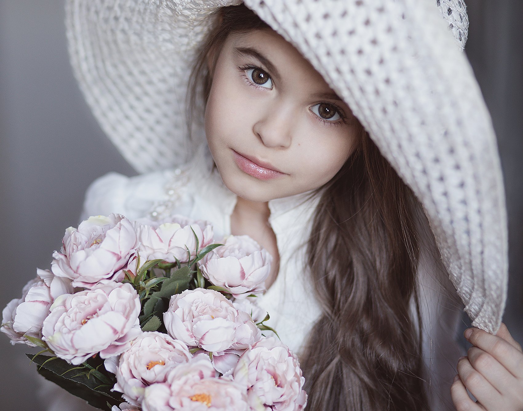 портрет, дети, цветы, portrait, kids, flowers, canon, eyes, Антошина Татьяна