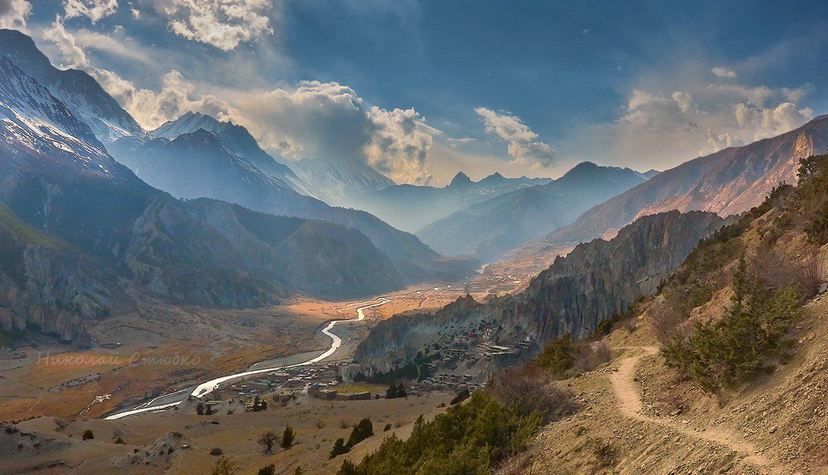 непал гималаи горы мананг, Николай Стюбко