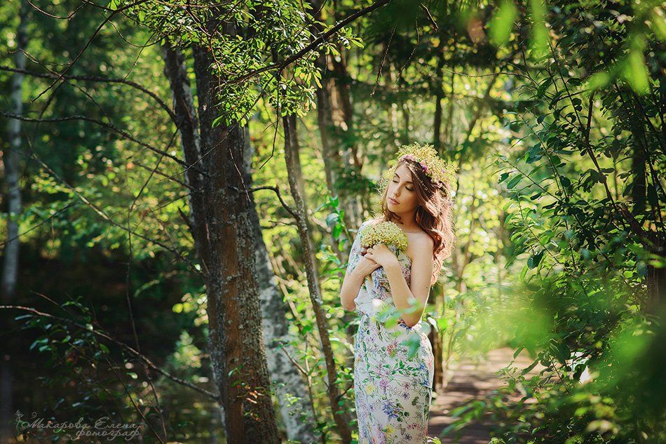 портрет лето лес, Макарова Елена